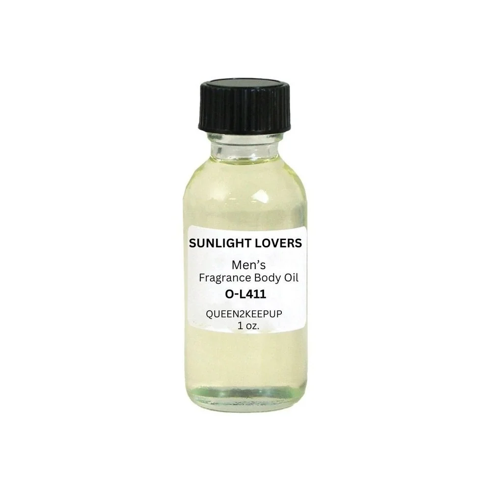 Sunlight Lovers (Men) Body Oil 1 oz Fragrance All Natural Scent